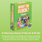 Skyler Imagination - What The Flock | A Hilarious Game of Words & Birds - Perfect for Word Enthusiasts and Bird Lovers Alike - Hours of Laughter