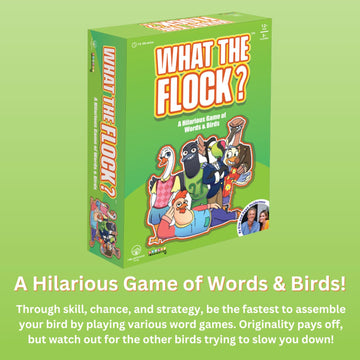 Skyler Imagination - What The Flock | A Hilarious Game of Words & Birds - Perfect for Word Enthusiasts and Bird Lovers Alike - Hours of Laughter