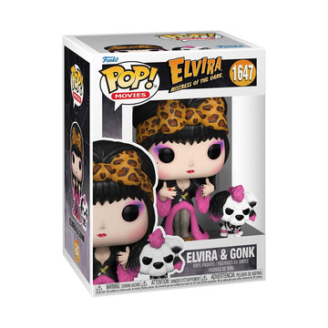 Funko POP! & Buddy: Elvira Mistress of The Dark & Gonk - Collectable Vinyl Figure - Gift Idea - Official Merchandise - for Kids & Adults - Horror Fans