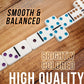 Front Porch Classics | Double 6 Travel Tin Domino Set from, for 1 to 4 Players Ages 6 and up
