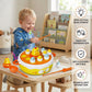 4 in 1 Table Game for kids, Bounce and Catching Game, Fishing Game, Bowling Toy, Tic-Tac-Toe, Music,Light, Hook-a-Chicken, Hand-Eye Coordination