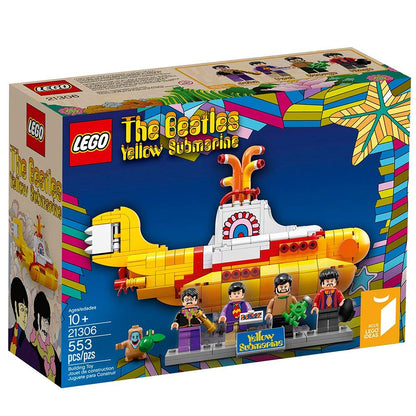 LEGO Ideas Yellow Submarine (21306) - Building Toy and Popular Gift for Fans of LEGO Sets and The Beatles (553 Pieces)
