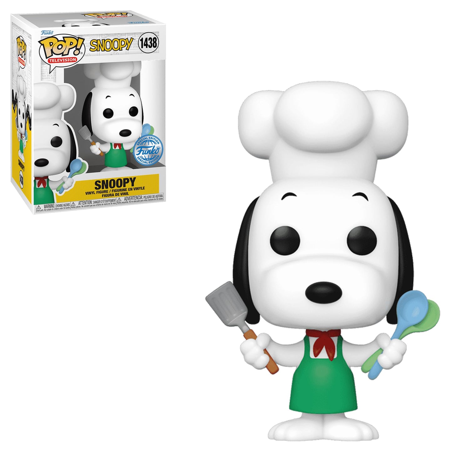 Funko Pop! Television: Snoopy Chef Outfit Special Edition Multicolor Exclusive Figure #1438