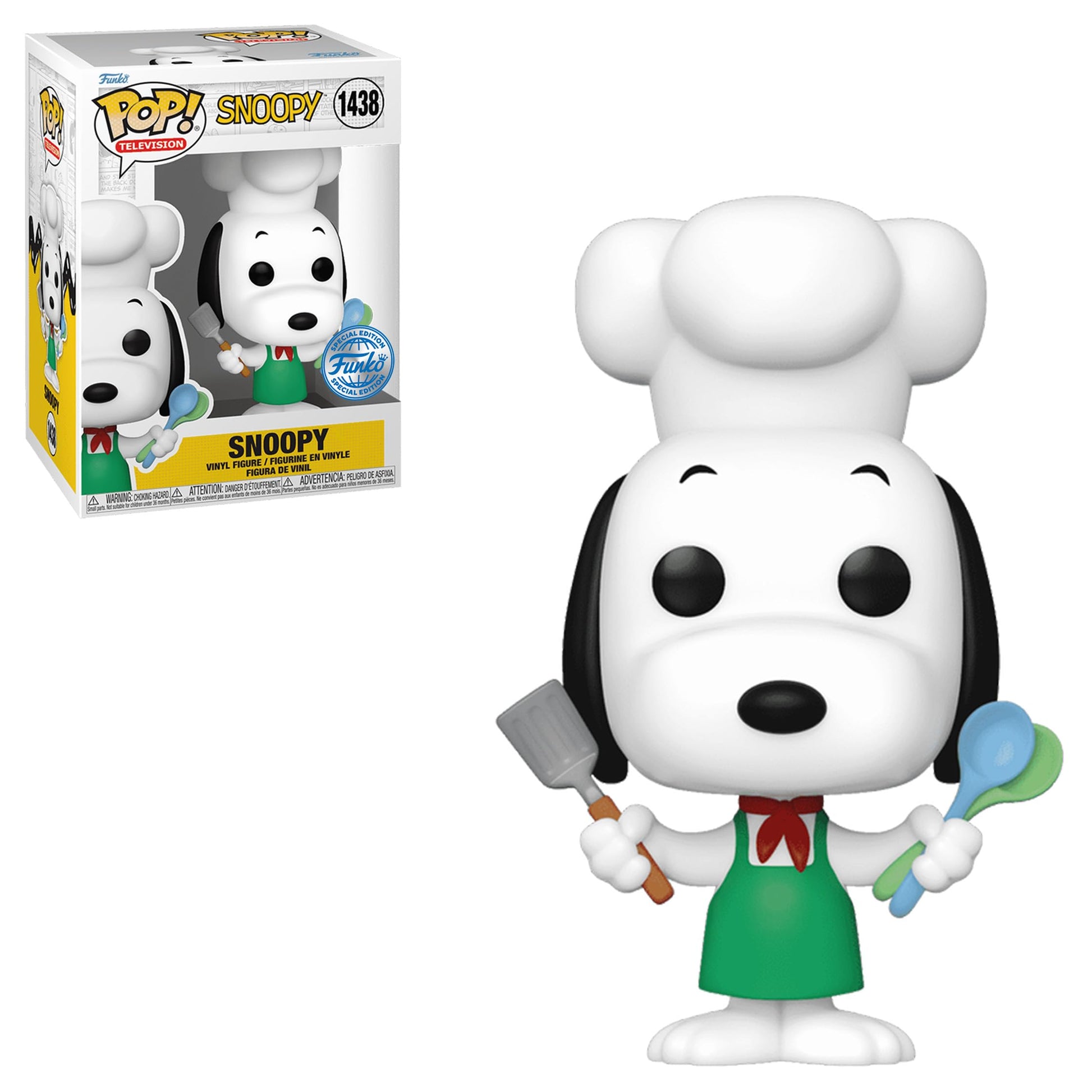 Funko Pop! Television: Snoopy Chef Outfit Special Edition Multicolor Exclusive Figure #1438