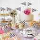stidsds Checkered Black and White Racing Cupcake Toppers Flags Mini Small Race Car Toothpick Stick Flag Decoration(100 pcs)