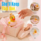 3 Inch DUCKY CITY Ballerina Rubber Duck [Sealed, Floats Upright] for Jeep Ducks Ballet Dance Tutu Pink Bath Toy for Kids & Toddlers, Baby Safe Funny