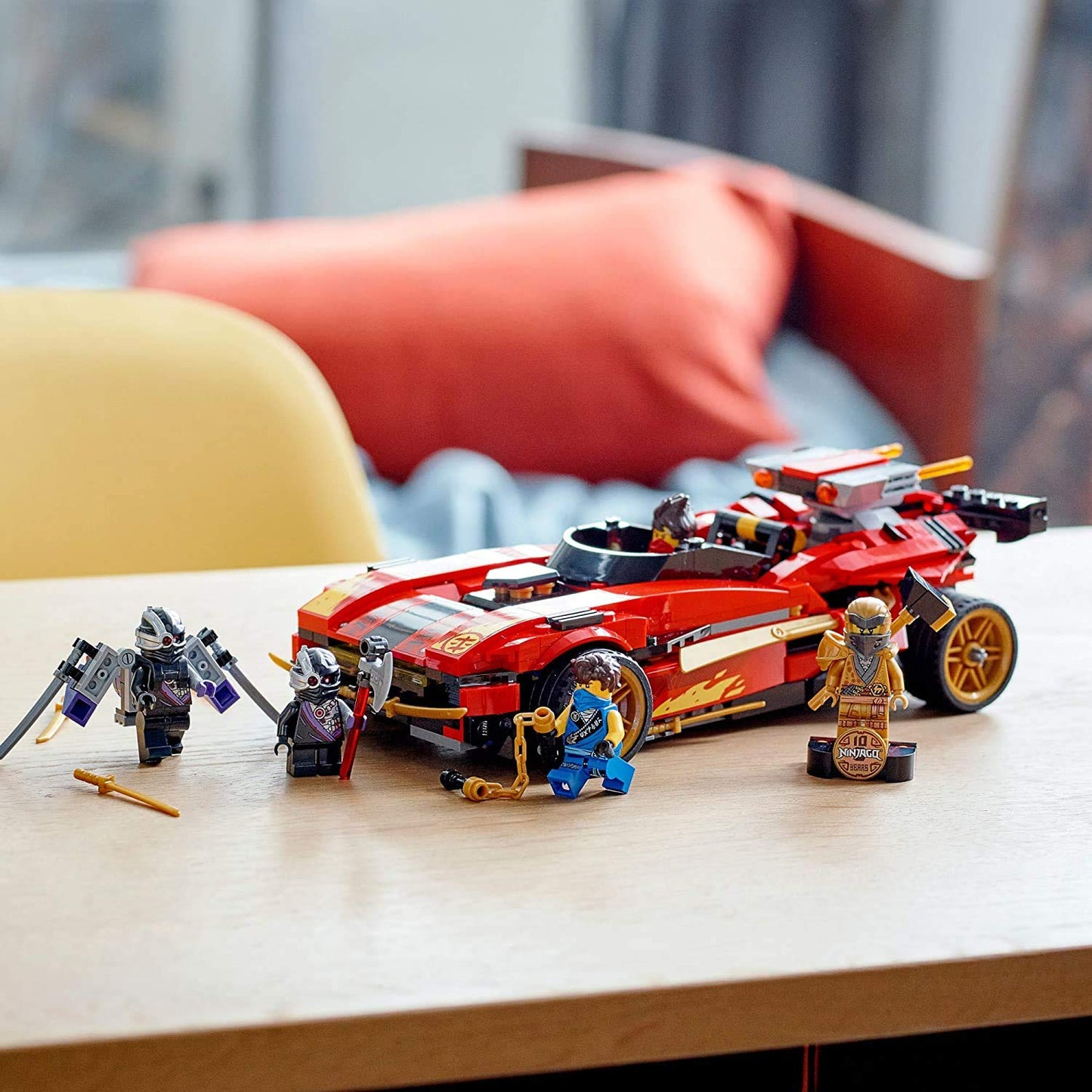 LEGO NINJAGO Legacy X-1 Ninja Charger 71737 Ninja Toy Building Kit Featuring Motorcycle and Collectible Minifigures, New 2021 (599 Pieces)