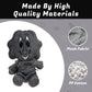 Adenzai Action Plush Toy, Soft Gaming Style Stuffed Animal, Huggable, for Kids, Birthday Gift, Decoration (Gray)