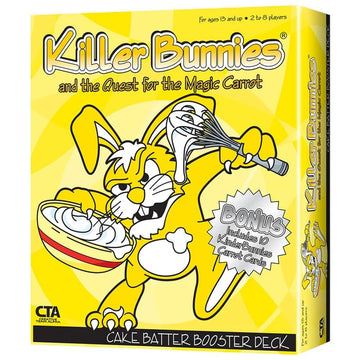 Killer Bunnies and The Quest for The Magic Carrot - Cake Batter Expansion, a Fluffy and Delicious Addition to The Base Game!