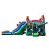 XJUMP 34ft Dinosaur Rental Grade 15oz PVC Inflatable Bouncer Slide with Pool
