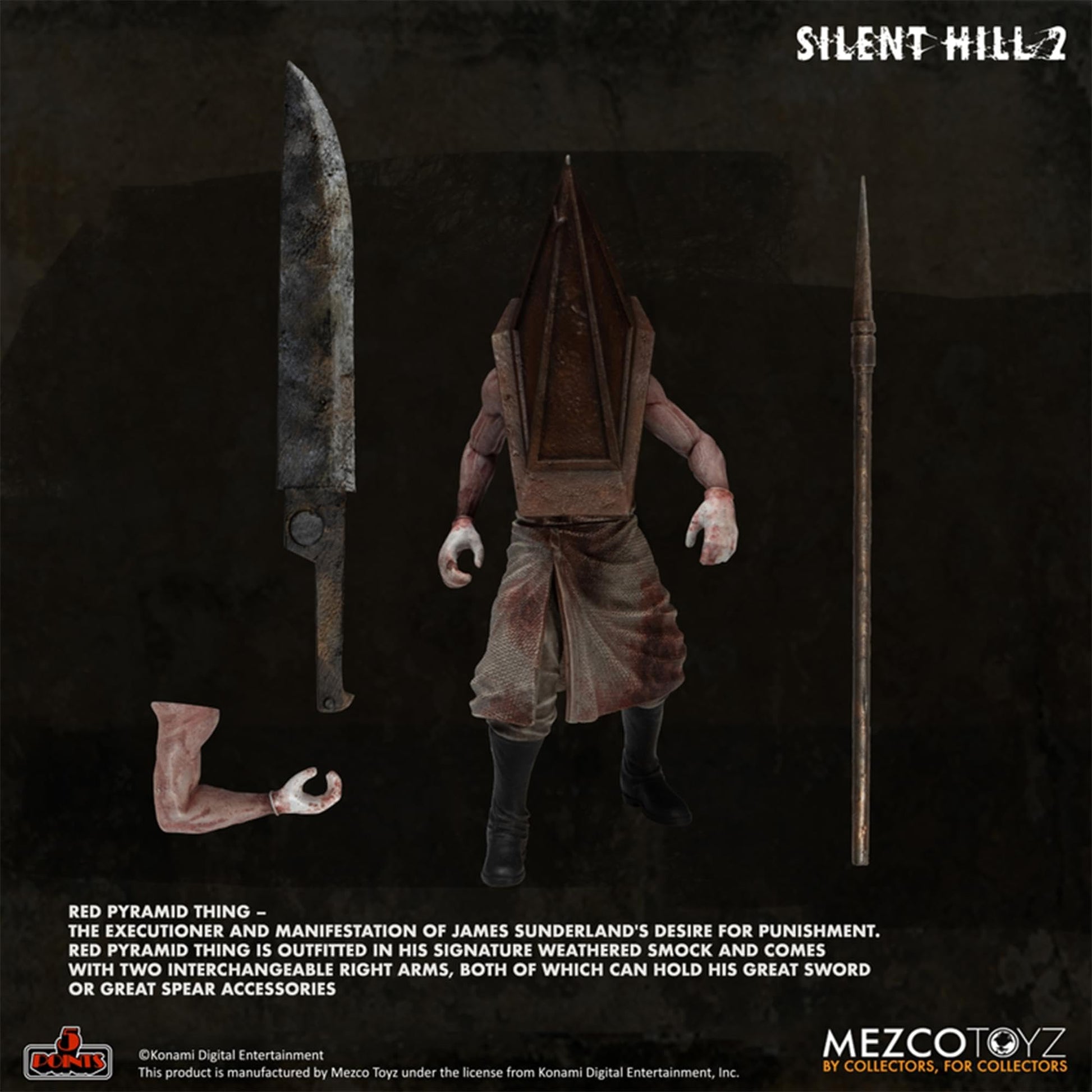 Mezco Toyz Silent Hill 2 5 Points Deluxe Figure Boxed Set