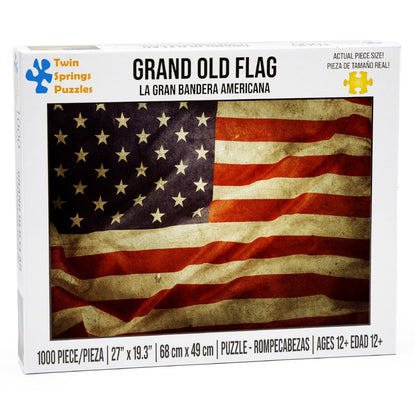 Twin Spring Goods 1000 Piece Jigsaw Puzzle, Grand Old Flag, 1,000 pcs