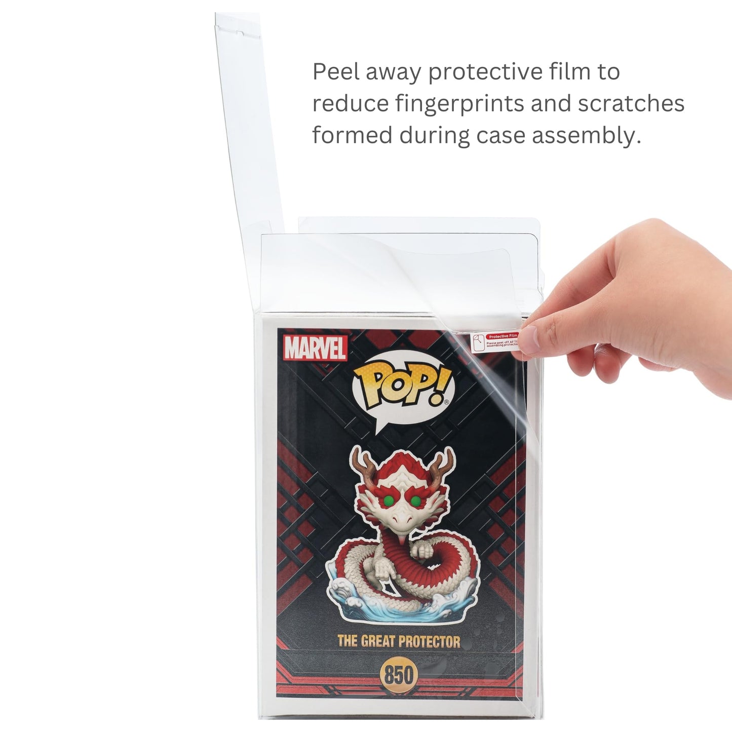 TitanShield (5 Count) 0.5MM [6-INCH] Compatible with Funko UV and Scratch Resistant POP! Protectors Sleeve Case