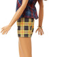 Barbie Fashionistas Doll 52 Plaid On Plaid