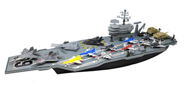 Toy Essentials 27 Inch Aircraft Carrier with Fighter Jets Vehicles