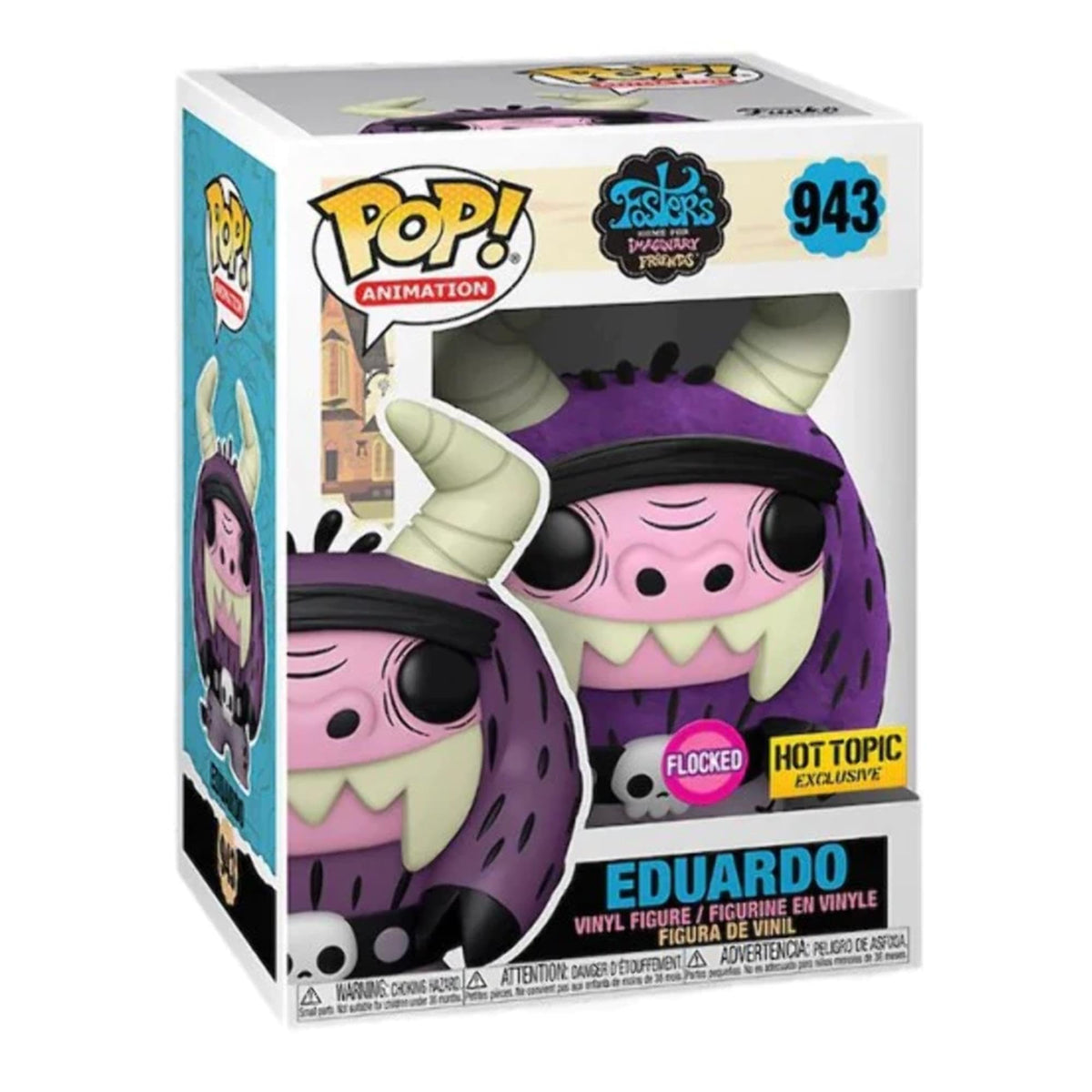 Funko Foster's Home for Imaginary Friends POP | Eduardo (Flocked)