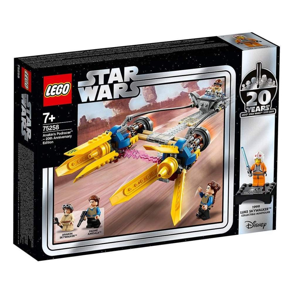 LEGO Star Wars: The Phantom Menace Anakin's Podracer – 20th Anniversary Edition 75258 Building Kit (279 Pieces)