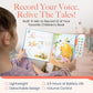 VoiceGift Play, Screen-Free Audio Recorder for Kids | Back to School Story Book Player with Fun Matching Stickers, Voice Notes, Student Aid & Routines