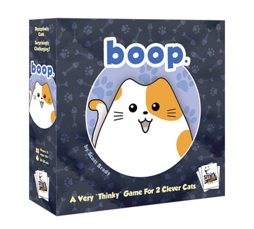 BOOP by Smirk and Dagger | Adorable 2 Player Cat and Kitten Strategy Game with 32 Wooden Pieces | Fast Tactical Puzzle Gameplay for Families Couples