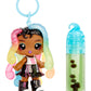 Yummiland Lip Gloss Doll: Sour Sweeties - Sasha Sourworms Includes DIY Lip Gloss + Removable Keychain, Cosmetic Play, Collectible, Ages 4+
