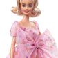 Barbie Signature Birthday Wishes Doll (11.5in Blonde) Wearing Pink Tulle Gown & Shoes, with Customizable Packaging, Gift for 6+