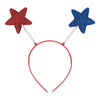 Fun Express - Red/Blue Star Head Boppers 1 pc for Fourth of July - Apparel Accessories - Hats - Head Boppers - Fourth of July - 1 Piece