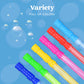 JOYIN 14.6’’ Big Bubble Wands for Kids, 6 PCS Bubble Wand with Refill Solution for Summer Toy Party Favor, Outdoors Toy Activity, Easter Basket