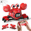 Remote Control Robot Crab Toy, Rechargeable With LED Lights And Music, Fast Crawling 360-Degree Stunt Rotation, 2.4GHz RC Robot Toys, 3 4 5 6 7 8 9 10