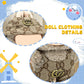 Lukxi 17cm Clothes Set(Only Outfit), Hat & Overalls Set for 6.7inch Doll, Cute Clothes for Dress up Unique Style, Stylish Clothes for Doll (Brown)