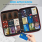 1080 Pockets Baseball Card Sleeves, JIQEZNL Premium 9 Pocket Card Sleeves Binder Sheets for 3 Ring Binder, Double Side Trading Card Protector Pages