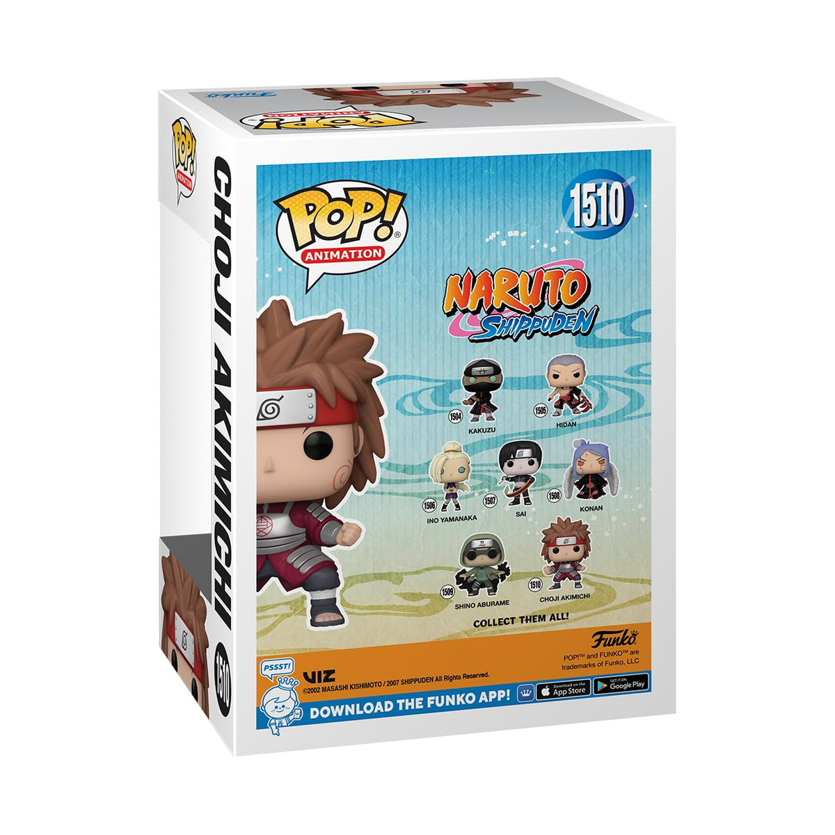 Funko POP! Animation: Naruto - Choji Akimichi - Collectable Vinyl Figure - Gift Idea - Official Merchandise - for Kids & Adults - Anime Fans - Model