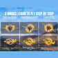 HTLNUZD RC Plane T28 Trojan 2.4G 4CH EPP Foam RC Warbird Fighter | Xpilot Self-Righting & One-Key Aerobatics | Easy-Fly RC Airplane for Beginners