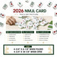 Mah Jong 2026 Cards Official Revision - Large Size mah Jong Card - 4Pcs