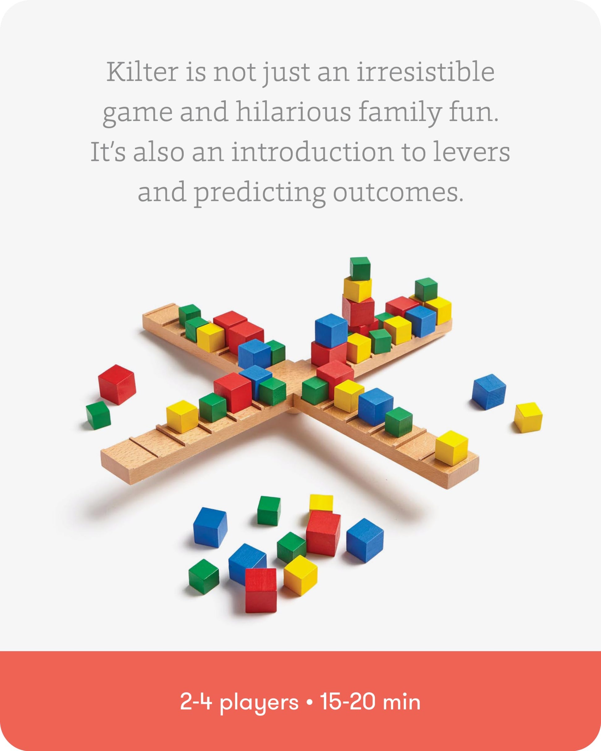 SimplyFun Kilter - The Educational Game of Levers & Motion - Hilarious Family Fun with an Introduction to Physics & Predicting Outcomes - Kids Game
