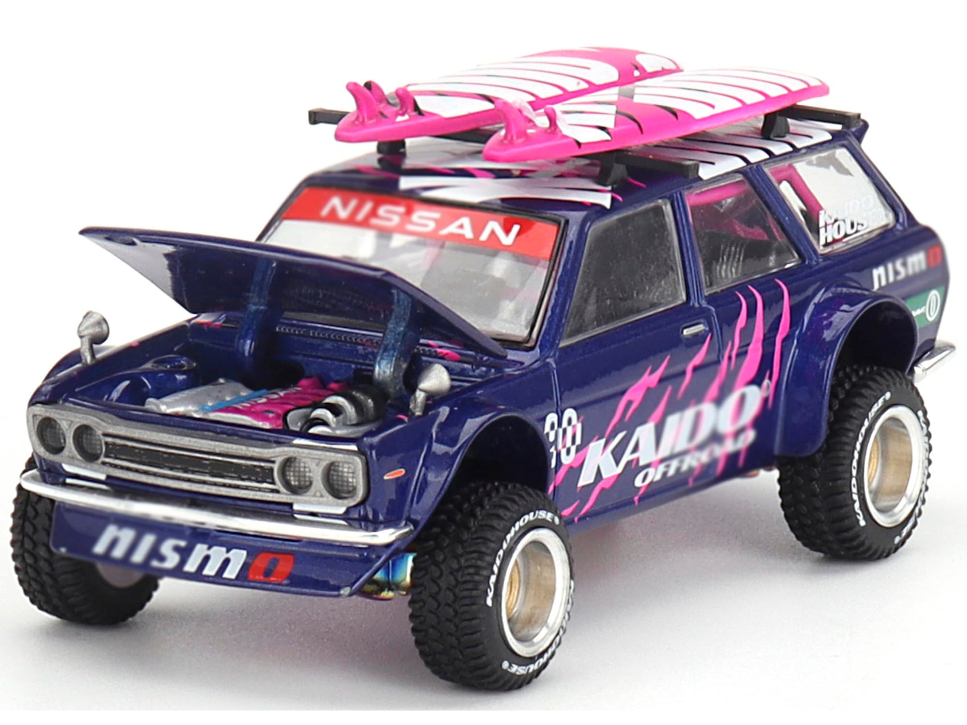 Petersen Kaido House x Mini GT Datsun 510 4x4 Wagon Kaido Offroad V2