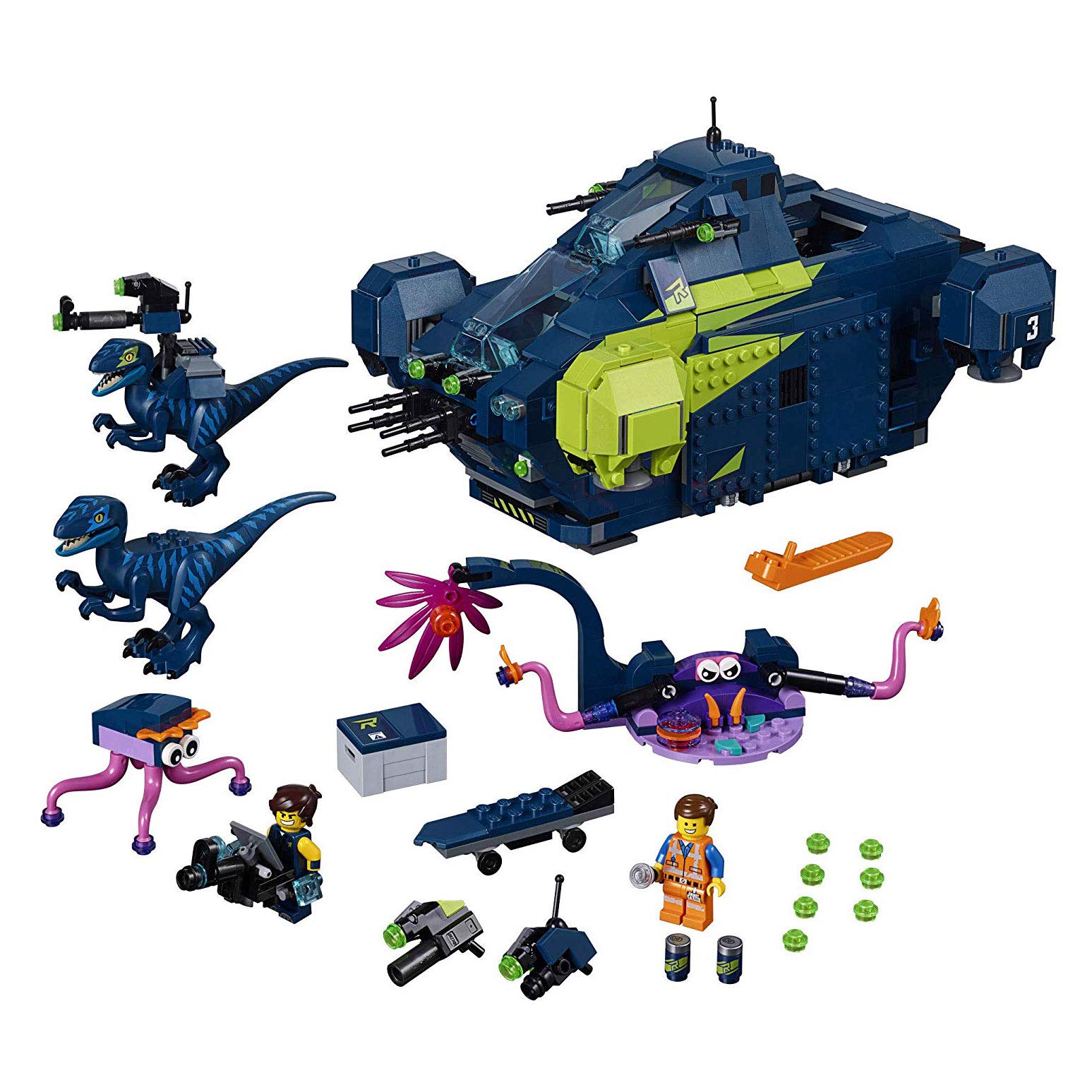 LEGO THE LEGO MOVIE 2 Rex’s Rexplorer! 70835 Building Kit, Spaceship Toy with Dinosaur Figures, 2019 (1172 Pieces)