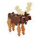 PLUS PLUS Moose - 3D Animal Figurine Building Block Set Tube, Mini Interlocking Puzzle Pieces, Fun Stem Toys for Kids