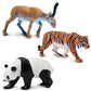 Safari Ltd. Asian Animals TOOB - Set of 8 Mini Figurines - Asian Elephant, Indian Rhino, Orangutan, Panda Bear, Tiger, Antelope, Philippine Eagle,