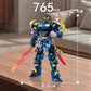 HIGH GODO Samurai Mech Warrior Building Set, Double Swords Armor Robot Openable Cockpits Model Kit, Ideas City Justice Hero Soldier Ninja Gift