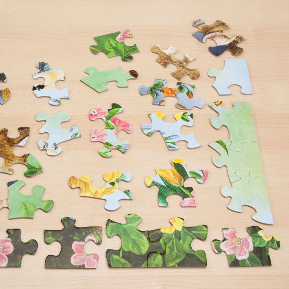 Bits and Pieces - 750 Piece Jigsaw Puzzle for Adults - Lighthouse Garden - Jigsaw Puzzle by Artist Alan Giana, Completed Puzzle Size: 20" x 27"