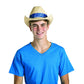 Fun Express Straw Cowboy Hats for Men & Women, Set of 12