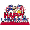Labor Day Decorations 11.8 X 7.8 Inches Wooden Table Centerpiece