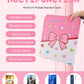 HAPPYER Card Binder 9 Pocket, Trading Card Binder Holds 900 Cards with 50 Removable Pages, Zipper Card Holder Album, Card Book Organizer for Sports