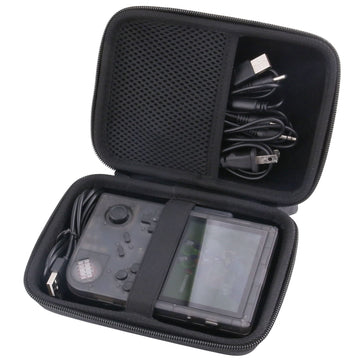 JINMEI Hard EVA Carrying Case for RG351V Handheld Game Player Storage Case (Black)