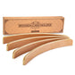 AMEROUS Wooden Playing Card Holders for Kids Seniors Adults, Long Enough Curved Wood Tray Rack Organizer for Card Game (Set of 4)