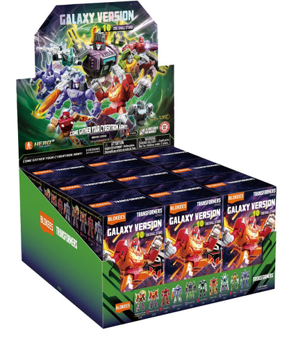 BLOKEES Galaxy Version - Transformers GV10 - Till All are One - 9 Model Kits - Assembly Required - No Tools - No Cutting - No Gluing - No Paint - Age