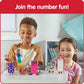 hand2mind Numberblocks Friends Six to Ten Figures - Official Licensed Character Action Figure Set, Numbers and Counting Figurines, Pretend Play Toys
