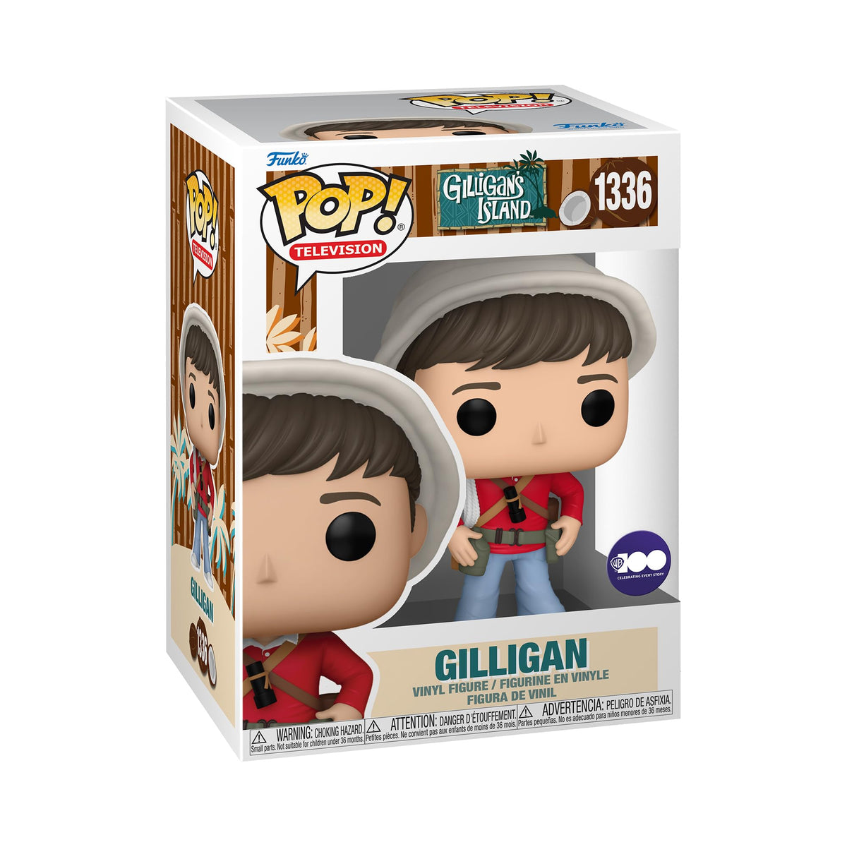 Funko POP! TV: Gilligan’s Island - Gilligan - Gilligan's Island - Collectable Vinyl Figure - Gift Idea - Official Merchandise - for Kids & Adults - TV