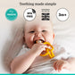 Matchstick Monkey 3-Pack Animal Teether Gift Set - BPA-Free Silicone for Teething Relief, Fine Motor Skills, Sensory Stimulation, Baby Oral Care, 3+