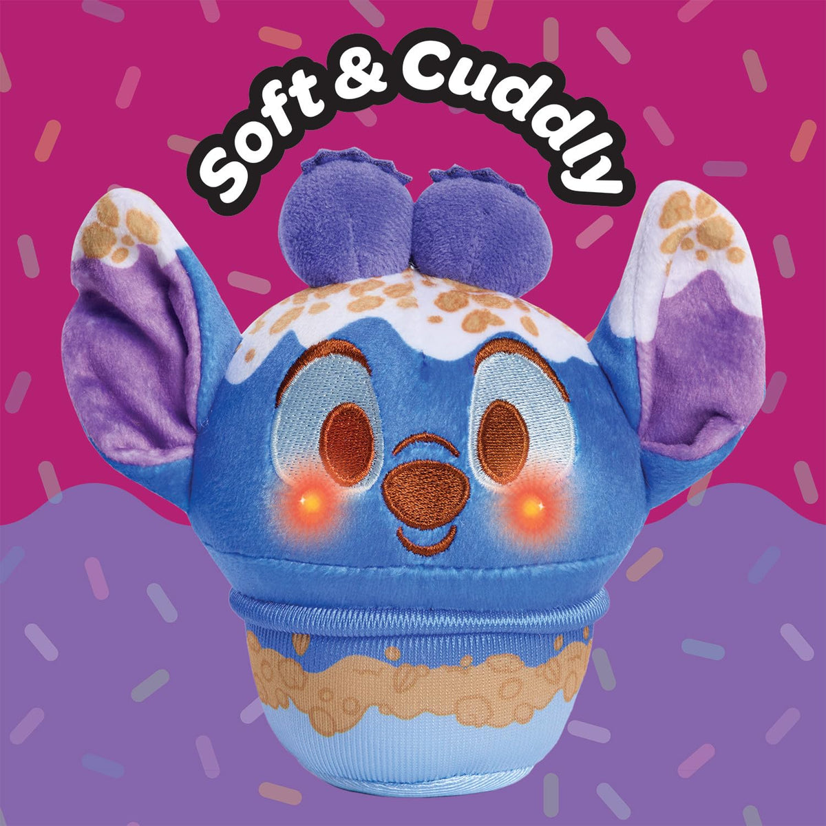 Just Play Disney Munchlings Light-Up Scented Collectible Plush, Kids Toys for Ages 0+ by